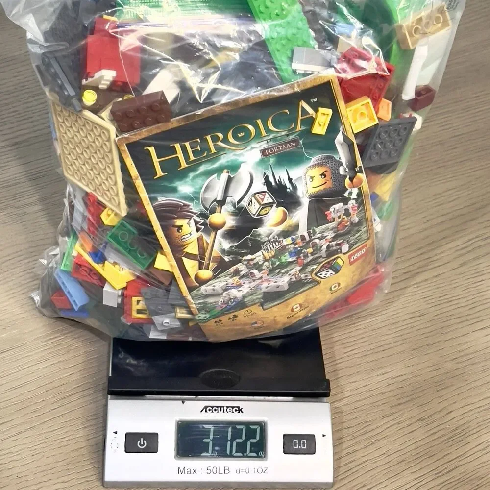 Giant LEGO Mixed Lot OVER 3 Lbs People Pieces Accessories Building 3 Lbs 12.2 Oz - Picture 12 of 12